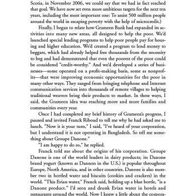 Creating a World Without Poverty