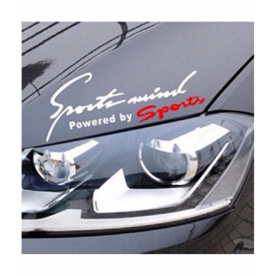 Phụ kiện ô tô Tem dán decal Sport mind prodeced by Sports xe hơi trang trí ô tô đầy đủ màu sắc