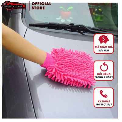 Bao tay lau rửa xe ô tô - Găng tay 2 mặt rửa xe máy, ô tô, lau dọn nội thất ô tô | Cửa hàng nội thất ô tô trendycar