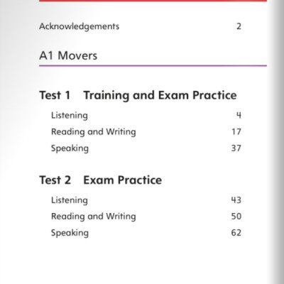 A1 Movers Mini Trainer With Audio Download