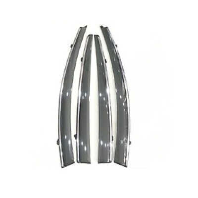 BỘ VÈ CHE MƯA CAO CẤP VIỀN CHỈ INOX DÀNH CHO XE HONDA HRV 2019