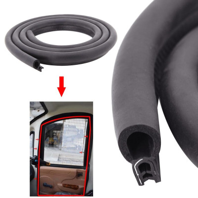 Gioăng Chữ U Có Rãnh Khí - Gioăng Cửa sau, Cốp sau Xe Tải cỡ nhỏ, Tủ Điện, Tủ Sắt, Nồi hơi đa dụng