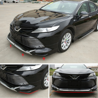 Ốp cản trước dành cho xe Toyota Camry 2019 mạ Crom cao cấp