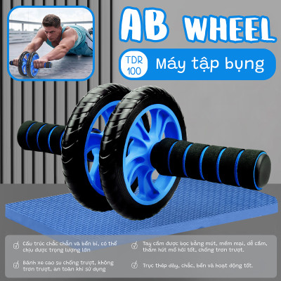 Con lăn tập cơ bụng TDR95 1 bánh - Con lăn TDR100 2 bánh Perfect AB Carver Pro