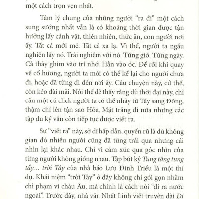 Tung Tăng Tung Tẩy …Trời Tây