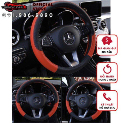  Bọc da vô lăng ô tô thể thao loại tốt bám tay thiết kế đẹp mắt phù hợp các loại xe phổ thông Nội thất Trendy Car