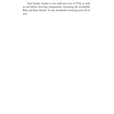 Three Weeks With My Brother