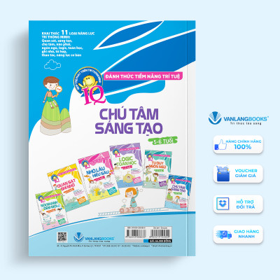 Đánh Thức Tiềm Năng Trí Tuệ - Chú Tâm Sáng Tạo (5-6 Tuổi) - Vanlangbooks