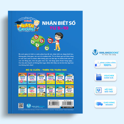 Thiên Tài Toán Học (4 - 5 Tuổi) - Nhận Biết Số Từ 5 - 10