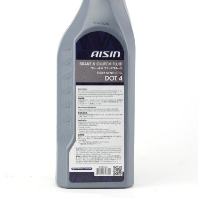 Dầu Phanh Và Ly Hợp Tổng Hợp AISIN Dot 4 500ml BFSDT405L - Nhập Khẩu Chính Hãng