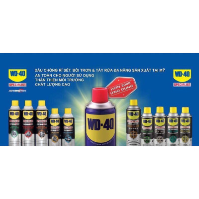 Dầu nhớt bôi trơn tác dụng cao WD-40 Specialis High Performance White Lithium Grease (360ml)