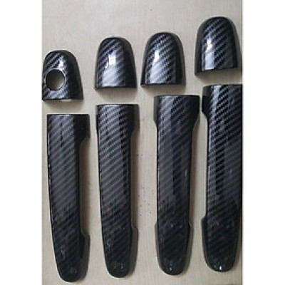 Bộ Ốp Tay Cửa Dành Cho Ô Tô Soluto 2019 2020 2021 Vân Cacbon