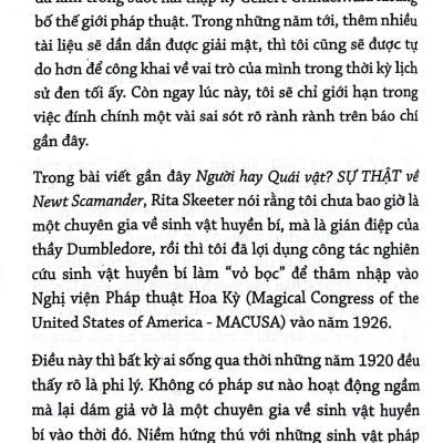 Sách - Sinh Vật Huyền Bí Và Nơi Tìm Ra Chúng - Newt Scamander - Fantastic Beasts And Where To Find Them (Tái Bản 2025)