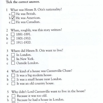 Canterville Ghost and Other Stories ,The