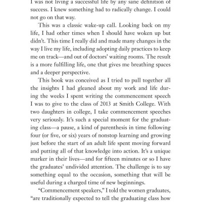 Thrive : The Third Metric to Redefining Success and Creating a Happier Life