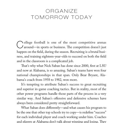 Organize Tomorrow Today: 8 Ways To Retrain Your Mind To Optimize Performance At Work And In Life