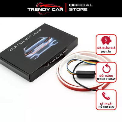 Đèn led cốp xe hơi 12V loại tốt băng keo đỏ dải 6 chế độ 7 màu sắc Báo Hiệu/ Phanh/ Khẩn Cấp/ Nháy Đuổi Nhanh