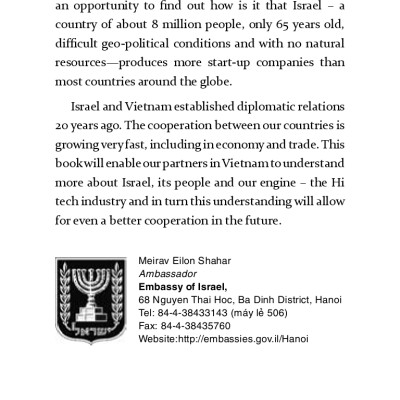 Quốc Gia Khởi Nghiệp - Câu Chuyện Về Nền Kinh Tế Thần Kỳ Của Israel (Tái Bản) - Dan Senor, Saul Singer