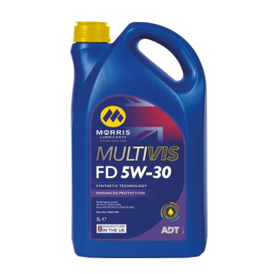 Dầu Nhớt Ô Tô Cao Cấp Cho Động Cơ Xăng - Morris Lubricants Multivis ADT FD 5W-30 / Can 5L