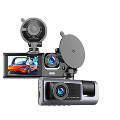 Camera Hành Trình 2 Mắt X01 FHD 1080P 30fps IR Ghi Hình Trước Và Trong Xe