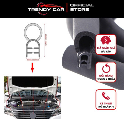 Gioăng Chữ U Có Rãnh Khí - Gioăng Cửa sau, Cốp sau Xe Tải cỡ nhỏ, Tủ Điện, Tủ Sắt, Nồi hơi đa dụng