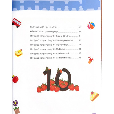 Thiên Tài Toán Học (4 - 5 Tuổi) - Nhận Biết Số Từ 5 - 10