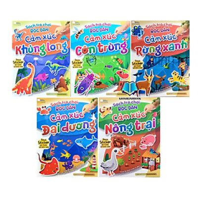 Sách - trò chơi bóc dán cảm xúc (MG)