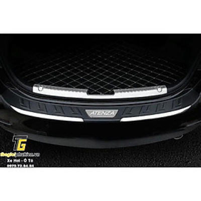 BỘ SẢN PHẨM Nẹp bước chân và ốp chống trầy cốp Mazda 6 2017-2019- Mẫu Inox