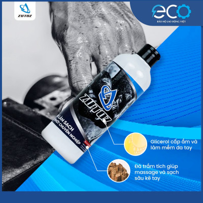 Dung dịch tẩy dầu nhớt ZUTOZ 500ml | Làm sạch dầu mỡ, sơn, nhớt, keo | Dùng cho Garage, cơ khí, tiệm sửa xe