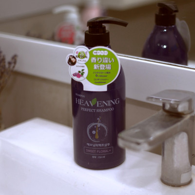 Combo 01 chai Dầu Gội & 01 Dầu Xả chăm sóc tóc suôn mượt  cao cấp Heavening Perfect TẶNG KÈM Hộp & Túi đựng