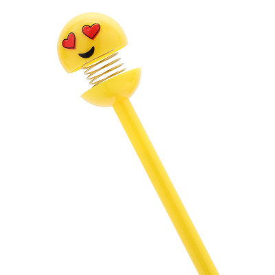 Viết Hình Mặt Cười HT Đầu Nhúng Lò Xo - Mực Xanh - Giao Ngẫu Nhiên