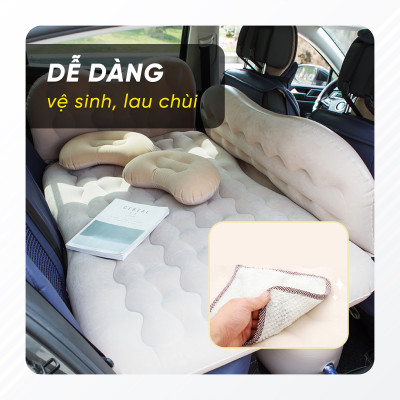 Nệm Hơi Ô tô Cao Cấp Cho Xe 5, 7 Chỗ | Nệm Hơi Gấp Gọn Sử Dụng Chất Liệu Cao Cấp, Không Gây Nóng Lưng, Tiện Dụng Và Dễ Sử Dụng