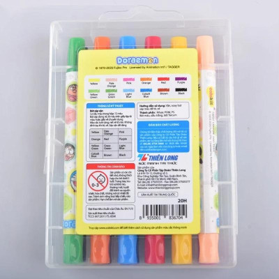 Bút Sáp Vặn Colorkit 12 Màu TCR-C007/DO