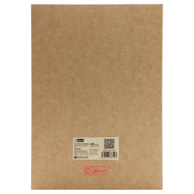 Sổ Vẽ Khâu Gáy A5 80 Tờ Sketch Book - ZEN art 8719 - Màu Nâu