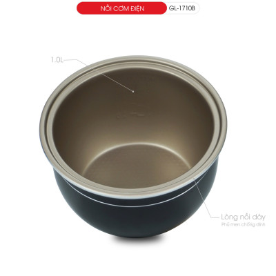 Nồi cơm điện Gali GL-1710B 1 lít. Hàng chính hãng, bảo hành 24 tháng.
