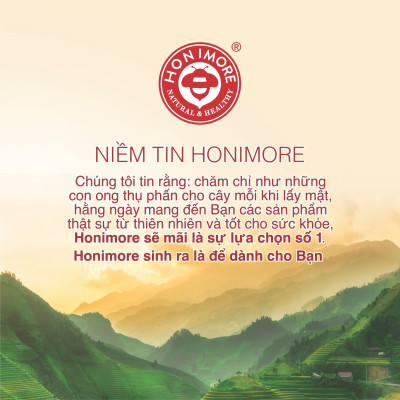 Mật ong chín HONIMORE Hoa Yên Bạch 500g _ Mật ong chín Tây Bắc (Mua 2 tặng 1 cùng loại) 