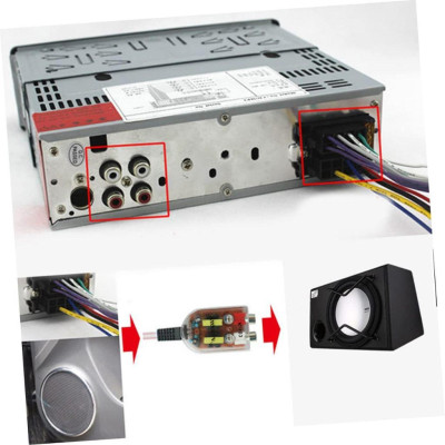 Line out chống nhiễu cho loa sub trên ô tô kuerl Mạch Cắt Tần Số Cao Cho Loa Siêu Trầm Loa Bass