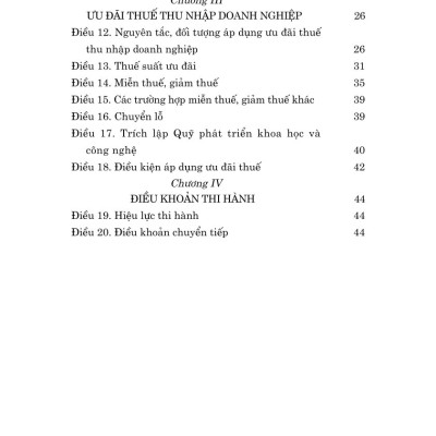 Luật thuế thu nhập doanh nghiệp năm 2025 - bản in 2025