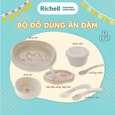 Bộ đồ dùng ăn dặm RICHELL TLI | Baby