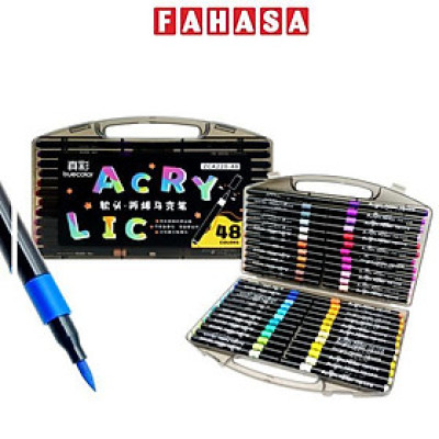 Hộp 48 Bút Lông Màu Acrylic Marker - Truecolor ZCA220_48
