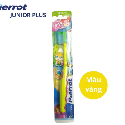 [ Mua 2 tặng 1 set kit ] Bàn chải đánh răng trẻ em siêu mềm PIERROT JUNIOR PLUS