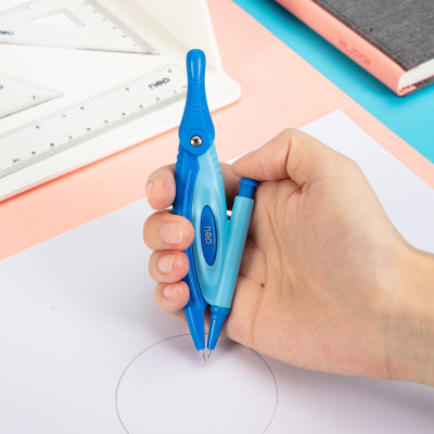 Bộ Compa Deli, Xanh/Hồng, Gồm 7 Dụng Cụ/Bộ - EG30304