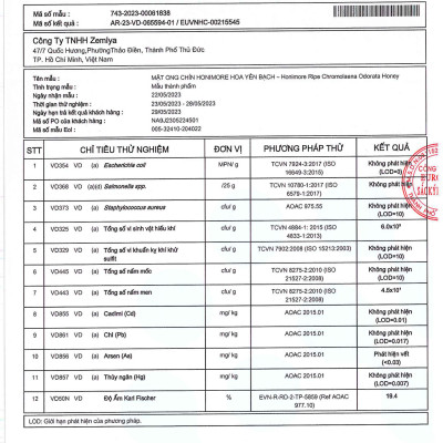 Mật ong chín HONIMORE Hoa Yên Bạch 500g _ Mật ong chín Tây Bắc (Mua 2 tặng 1 cùng loại) 