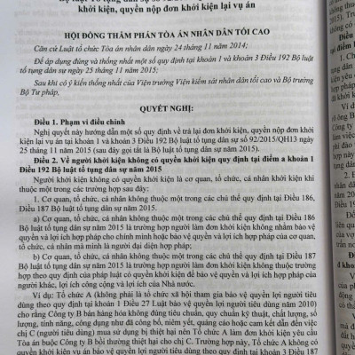 Sách Bộ Luật Dân Sự năm 2015, Bộ Luật Tố Tụng Dân Sự năm 2015 sửa đổi, bổ sung năm 2025 và Các Văn Bản Hướng Dẫn Thi Hành (V2596D)