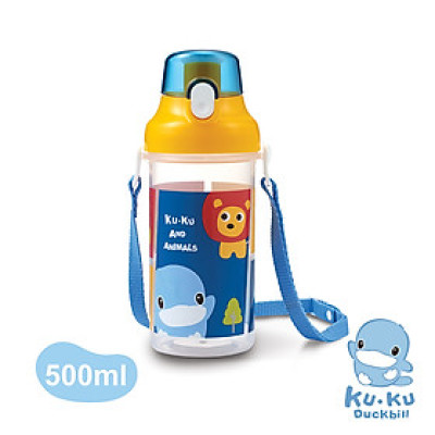 BÌNH UỐNG NƯỚC CHO BÉ KUKU AND ANIMALS KU5602A - 500ML