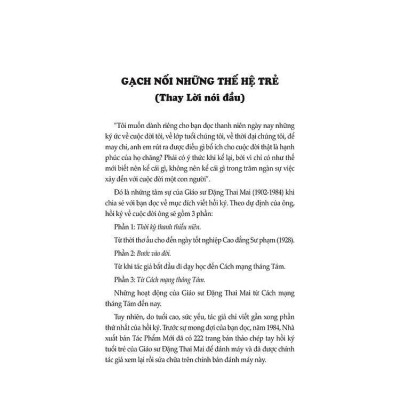 Sách - Đặng Thai Mai Hồi Ký - VIETNAMBOOK