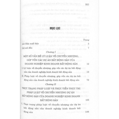 Pháp luật về chuyển nhượng, góp vốn các dự án bất động sản của doanh nghiệp kinh doanh bất động sản