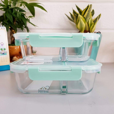 Hộp thủy tinh chia ngăn Lock&Lock Glass Food Container dung tích từ 860ml đến 1040ml LLG456 LLG457 LLG458
