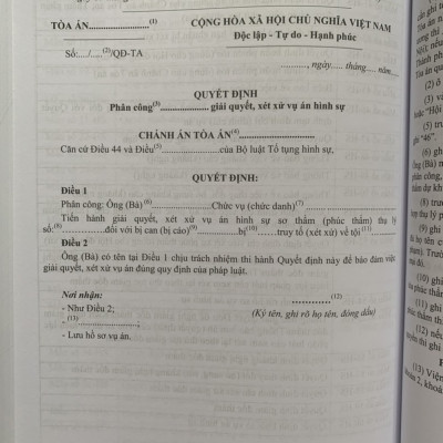 So Sánh – Đối Chiếu Bộ Luật Tố Tụng Hình Sự Năm 2015 (Sửa Đổi, Bổ Sung Năm 2021) Và Các Biểu Mẫu Trong Bộ Luật Tố Tụng Hình Sự 