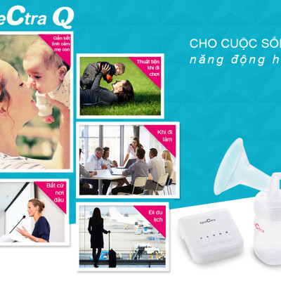 Máy Hút Sữa Điện Đơn Spectra Q - Trắng